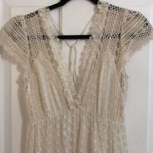 Free people never worn lace jumper